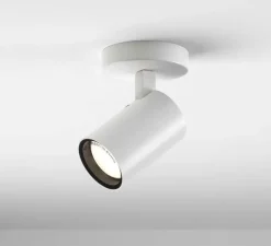 Spot, applique ou plafonnier, Aqua Single, blanc, Ø9cm, H15.1cm, IP44 - Astro Lighting