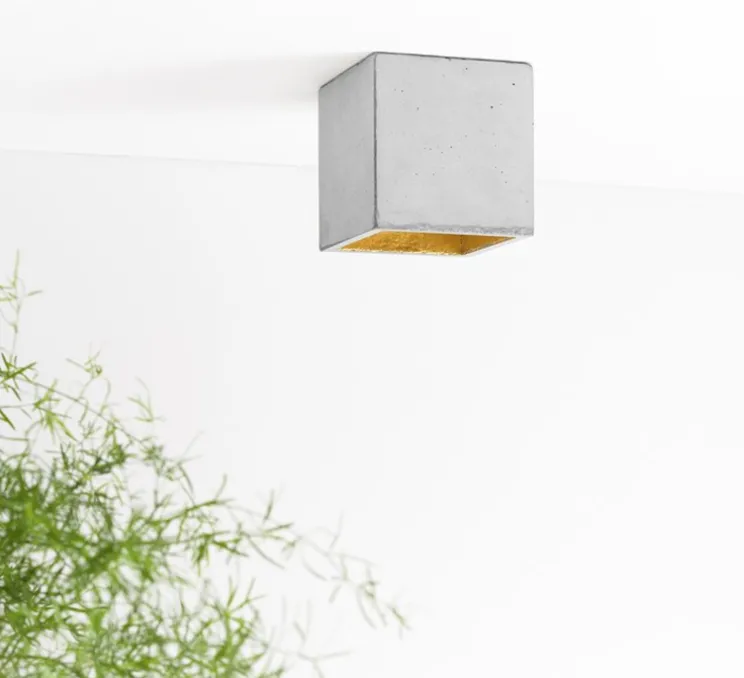 Spot, [B7], gris, or, LED, L10cm, H10cm - GANTLights