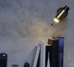 Spot, Biny Spot, noir et or, L6,5cm, H15,4cm - DCW éditions