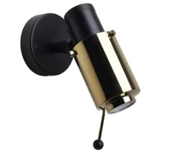 Spot, Biny Spot, noir et or, L6,5cm, H15,4cm - DCW éditions