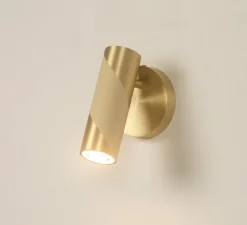 Spot, Candy, laiton satiné, LED, dim, 2700K, 630 lm, L5,2cm, H15,5cm - CVL