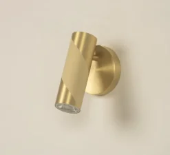 Spot, Candy, laiton satiné, LED, dim, 2700K, 630 lm, L5,2cm, H15,5cm - CVL