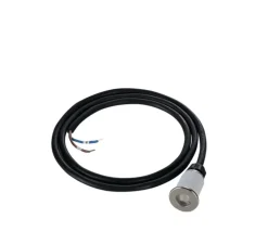 Spot de marche encastrable, Dasar 370, inox, IP67, LED, 3000K, 120 lm, Ø3,7cm, H8cm - SLV