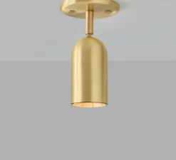 Spot, Doma, laiton brossé, Ø7cm, H19cm - Bert Frank