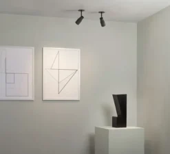 Spot encastrable, Apollo 100 Recessed, noir, Ø8cm, H22,2cm - Astro