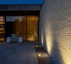 Spot encastrable de sol, Map Asym 1.2, acier inoxydable, IP67, LED, dim, 3000K, 730 lm, Ø12cm, H11,3cm - Wever&Ducré