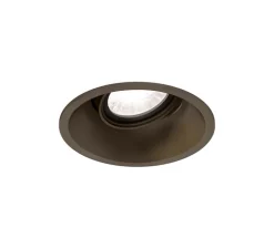 Spot encastrable, Deep Adjust 1.0, bronze, installation fil ressort, LED, 3000K, 570/770lm, Ø9,4cm, H8,5cm - Wever&Ducré
