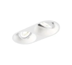 Spot encastrable, Deep Adjust 2.0, blanc, L18,2cm, H10,7cm - Wever&Ducré