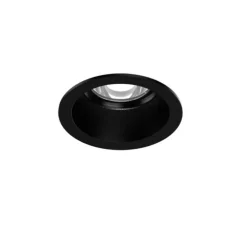 Spot encastrable, Deep bijou 1.0, noir, IP65, LED, dim, 2700K, 430 lm, Ø5,6cm, H5,5cm - Wever&Ducré