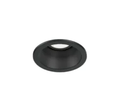Spot encastrable, Deep Point 1.0, noir, LED, dim, 3000K, 430 lm, Ø4,5cm, H4,2cm - Wever&Ducré