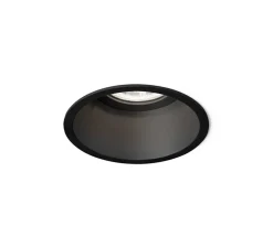 Spot encastrable, Deeper 1.0 LED, noir, Led, 3000K, 550/740lm, Ø8,5cm, H9,5cm - Wever&Ducré
