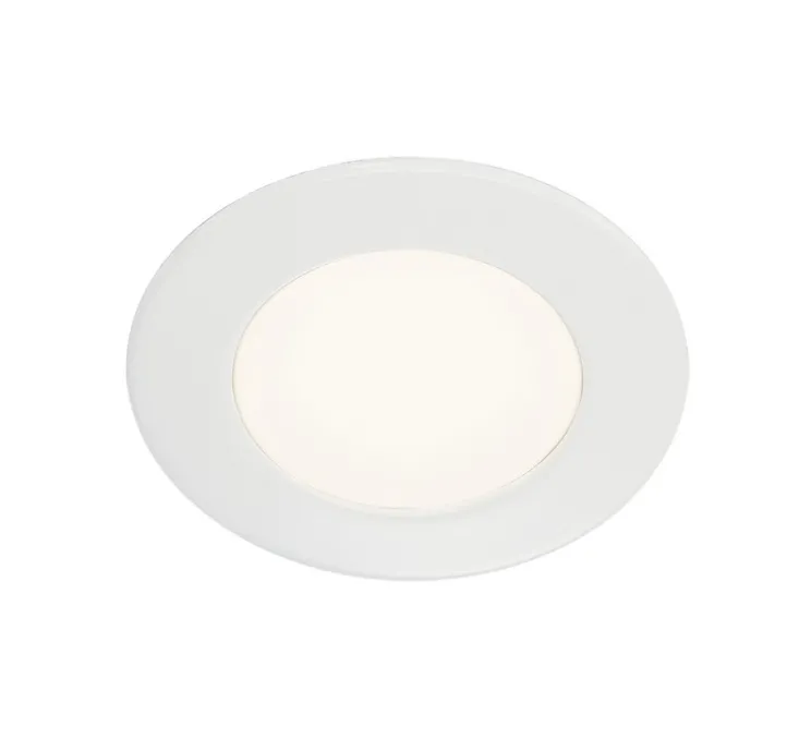 Spot encastrable, DL 126, blanc, LED, 3000K, 160lm, Ø6,5cm, H1,6cm - SLV