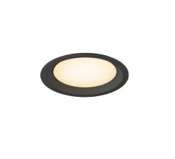 Spot encastrable, Downlight V 200, noir, IP54, LED, 3000/4000K, 2490 lm, Ø17,1cm, H3,9cm - SLV