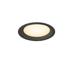 Spot encastrable, Downlight V 200, noir, IP54, LED, 3000/4000K, 2490 lm, Ø17,1cm, H3,9cm - SLV