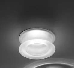 Spot encastrable, Faretti D27 Eli, blanc, LED, Ø11,2cm, H4,4cm - Fabbian