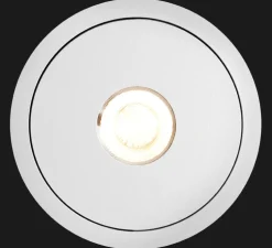 Spot encastrable, FlatLED T1 (37° Lens) Recessed, Bobbytrap springs, blanc mat, 2700K, 1335lm, Ø12cm, H6cm - Doxis