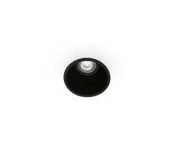 Spot encastrable, Fresh, GU10, noir, Ø9cm, H6cm (hauteur plafond recommandée 14,5cm)- Faro
