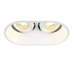 Spot encastrable, Horn double, blanc, L17,5cm, H11cm - SLV