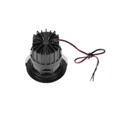 Spot encastrable, Horn Magna, noir, LED, 3000K, 445 lm, Ø7,8cm, H8,2cm - SLV