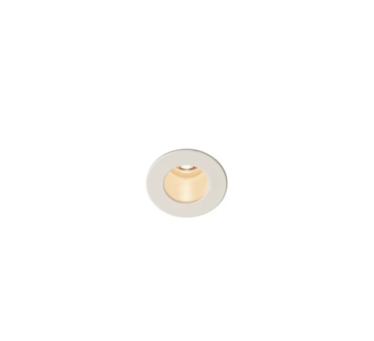 Spot encastrable, Horn Mini, blanc, LED, 3000K, 70lm, 3W, Ø4,5cm, H5.3cm - SLV