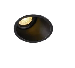 Spot encastrable, Horn-A, noir, IP44, Ø10,3cm, H12cm - SLV