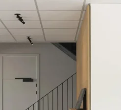 Spot encastrable, Karpo, noir et or, LED, 3000K, 450 lm, L15,2cm, H5,5cm - SLV