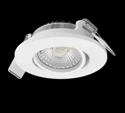 Spot encastrable, Libra, blanc, Orientable, IP65, LED, dim, 2700-4000K, 500-550 lm, Ø8,71cm, H3,15cm - Solum