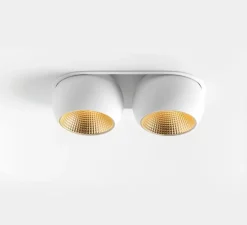 Spot encastrable, Marbul Recessed Adjustable 115 2x, blanc, LED, dim, 1800-3000K, 955 lm, L23,5cm, H5,4cm - Modular