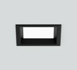Spot encastrable, Mira 150 Square, noir, LED, 3000K, 1730 lm, L15cm, H3,3cm - XAL