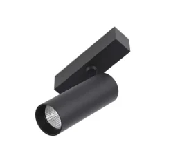 Spot encastrable, Neso Hole, noir mat, LED, 36°, dim, Dali, 3000K, 580 lm, L5cm, H11cm - Faro