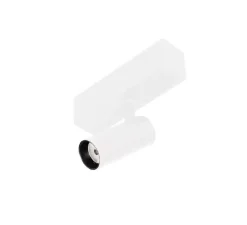 Spot encastrable, Neso Hole, blanc mat, LED, 40°, 2700K, 430 lm, ⌀3,5cm, H10cm - Faro