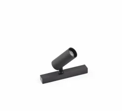 Spot encastrable, Neso Slim Hole, noir mat, LED, 40°, 2700K, 335 lm, dim., CASAMBI, L2,55cm, H6,85cm - Faro