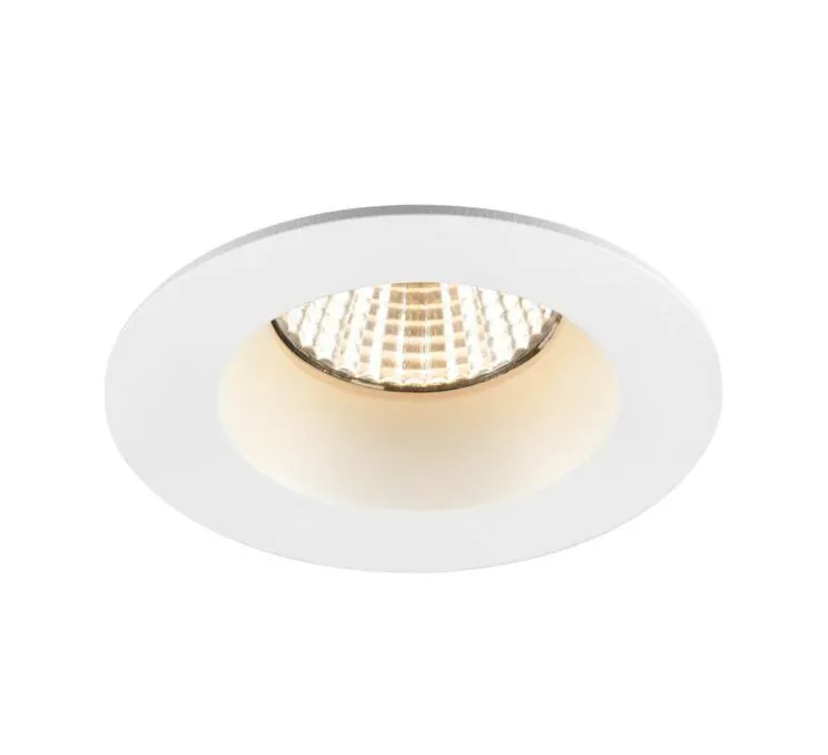Spot encastrable, New tria 68, blanc, IP65, LED, 2700K, 530 lm, Ø8,2cm, H5,85cm - SLV