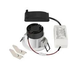 Spot encastrable, New tria 68, blanc, IP65, LED, 2700K, 530 lm, Ø8,2cm, H5,85cm - SLV