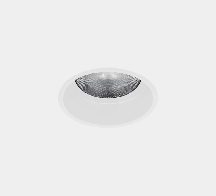 Spot encastrable, Nit Round, blanc, IP20/54, LED, dim, 4000K, 2282 lm, Ø10,5cm, H7,3cm - LEDS C4