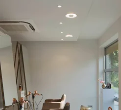 Spot encastrable, Occuldas 23, blanc, LED, dim, 3000K, 1500 lm, Ø22,6cm, H7,8cm - SLV