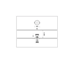 Spot encastrable, Optik 1, Non dimmable, blanc, IP 55, LED, 3000 K, 800 lm, 15°, Ø6,9cm, H7,5cm - Onok