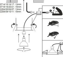 Spot encastrable, orientable, Pika, bronze, Ø8,3cm, H10cm - Slv