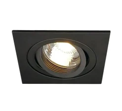 Spot encastrable, Pireq, noir, Ø9cm, H11cm - SLV