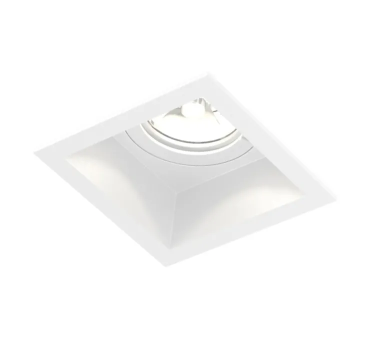 Spot encastrable, Plano IP44 1.0 LED, blanc, IP44, LED, 3000K, 550 lm, Ø8,5cm, H8,8cm - Wever&Ducré