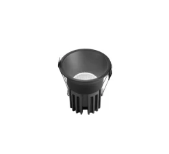 Spot encastrable, Quark, noir, LED, 3000-4000K, 2400 lm, Ø10cm, H9,5cm - Nedgis