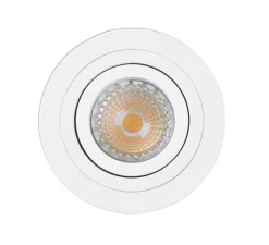 Spot encastrable, RADON-R encastrable, blanc mat, Ø9,2cm, H2,7cm - Faro