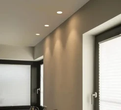 Spot encastrable, sans collerette, Plastra, plâtre, blanc, Ø13cm, H9cm - SLV