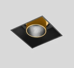 Spot encastrable, Sneak Trimless 1.0, noir et or, LED, dim, 2000-3000K, 365 lm, L7cm, H9cm - Wever&Ducré