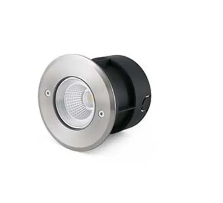 Spot encastrable, Suria 120, inox, IP67, 175lm, 3000K, Ø12cm, H9,5cm - Faro
