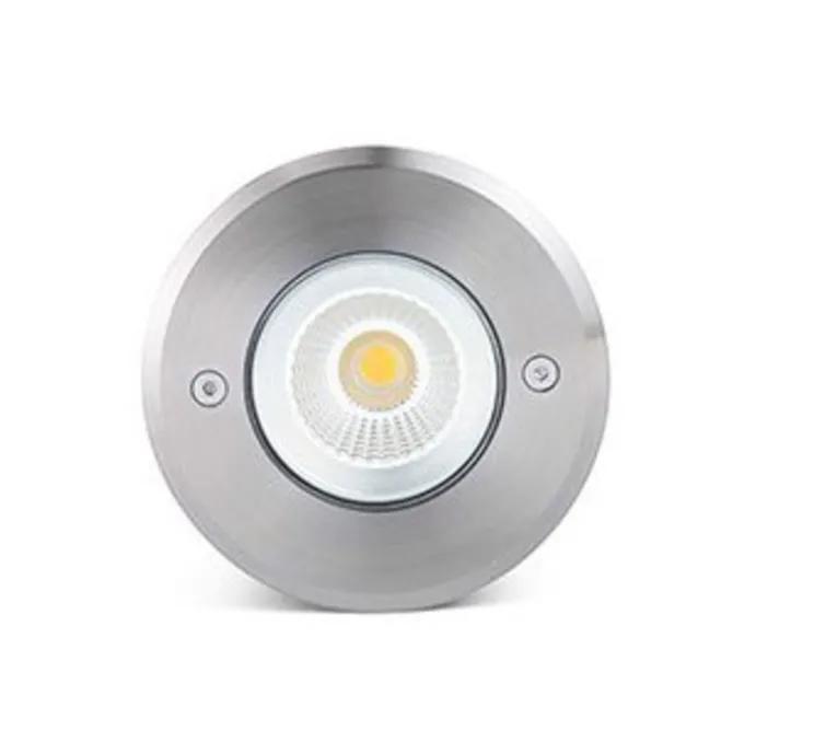 Spot encastrable, Suria 120, inox, IP67, 175lm, 3000K, Ø12cm, H9,5cm - Faro