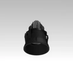 Spot encastrable, Tetrix Adjustable 62 1x / médium, noir, LED, 2700K, 660 lm, Ø6,2cm, H7,9cm - Modular