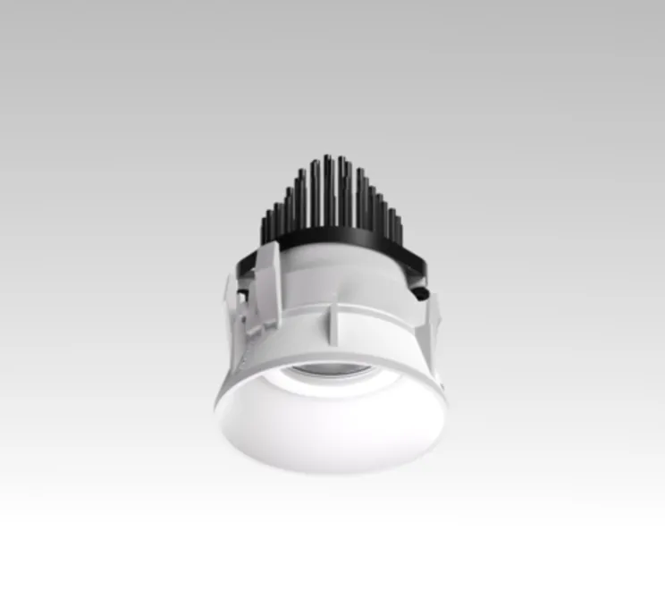 Spot encastrable, Tetrix Adjustable Recessed 62 1x, blanc mat, IP55, LED, dim, 3000K, 712 lm, Ø6,2cm, H7,9cm - Modular