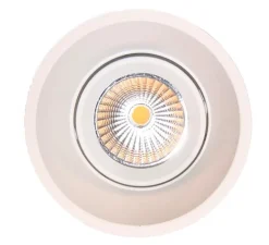 Spot encastrable, Tolva M, blanc, LED, dim, 4000K, 780 lm, Ø9cm, H9,3cm - Nexia