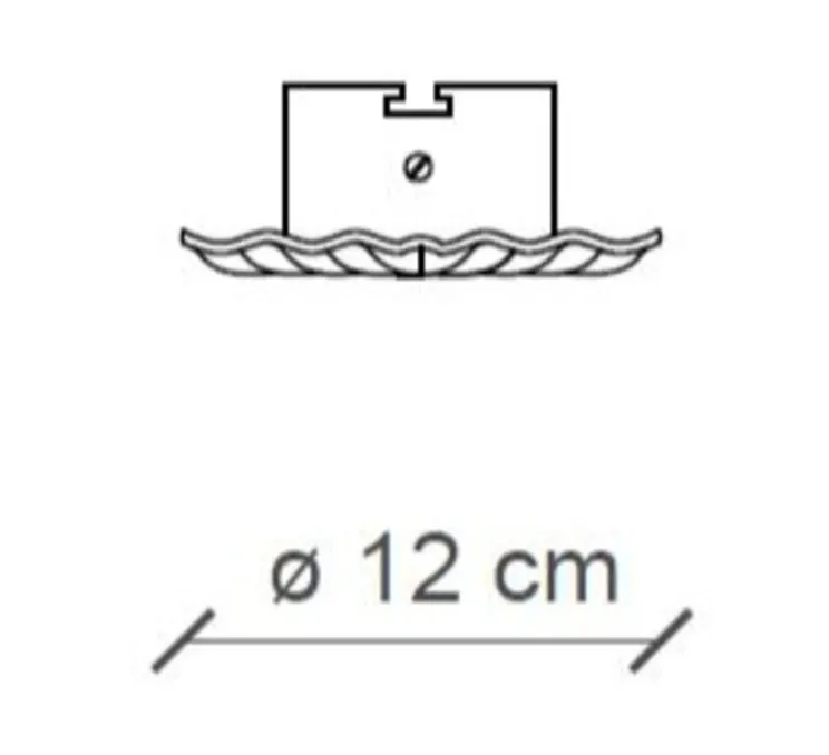 Spot encastrable, Vintage C480, noir vintage, Ø12cm, H13cm - Ferroluce